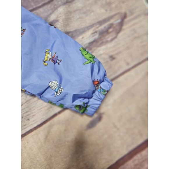 Rugrats Puffer Coat Sherpa Members Only Nickelodeon Full Zipper Kids Size Medium - Picture 7 of 8